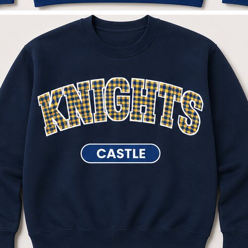 Knights Castle school spirit crewneck